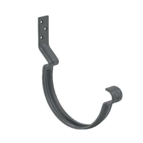 Водосток Aquasistem, Система 150/100 - Крюк крепления желоба короткий RR 23 Маренго matt купить в Пыть-Яхе