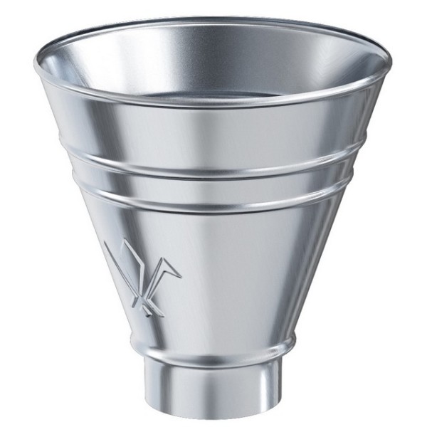 Водосток Aquasistem, Система 125x90 - Воронка водосборная круглая оцинковка купить в Пыть-Яхе