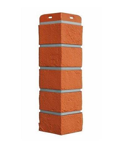 Угол Grand Line состаренный кирпич премиум Терракотовый (шов RAL 7006) купить в Пыть-Яхе