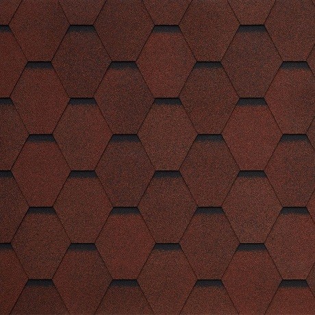 Гибкая черепица Tegola GARDA rosso 409 купить в Пыть-Яхе