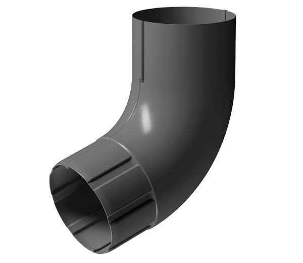 Колено 72° D90 Döcke STAL PREMIUM Графит, (RAL 7024) купить в Пыть-Яхе