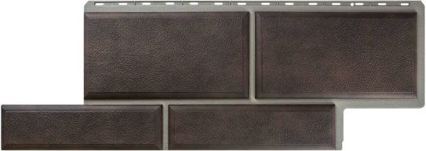 Фасадная панель камень Флорентийский коричневый купить в Пыть-Яхе