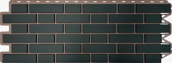 Фасадная панель Альта-Профиль, Кирпич Клинкерный, Графит купить в Пыть-Яхе