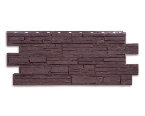 Фасадная панель T-Сайдинг-Альпийская сказка ЭКО-1 Браун купить в Пыть-Яхе