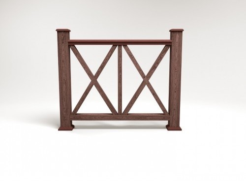 Ограждение из ДПК FG7 шоколад купить в Пыть-Яхе