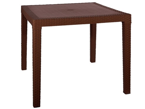 Стол квадратный FIJI Quatro Table Коричневый купить в Пыть-Яхе