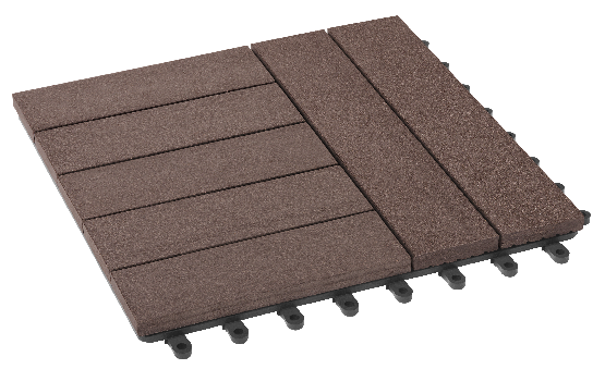 Модульный паркет ДПК GRINDERDECO Комфорт 4 Шоколад купить в Пыть-Яхе