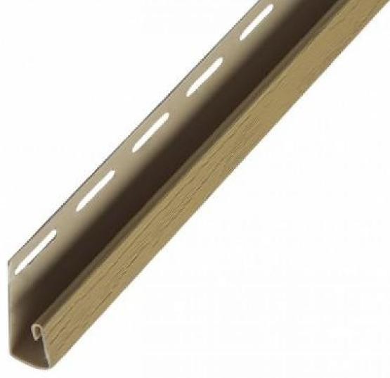 J-профиль Альта-профиль для откоса универсального Альта Декор (отделочные элементы) Песчаный купить в Пыть-Яхе