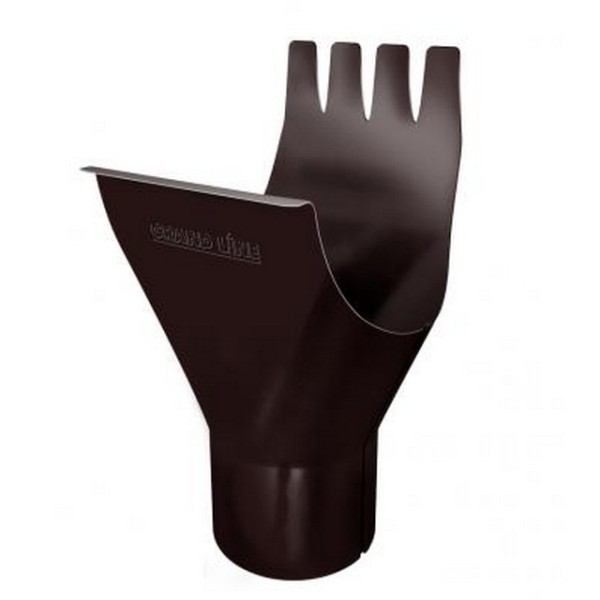 Водосток Grand Line 150x100 – Воронка желоба RAL 8017 купить в Пыть-Яхе