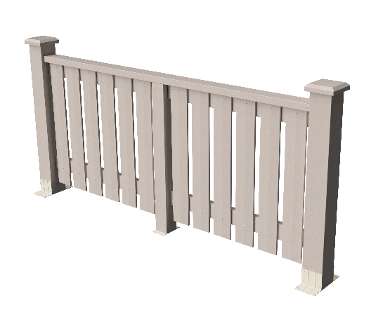 Ограждения декоративное ДПК GRINDERDECO Вилидж выбеленный дуб купить в Пыть-Яхе