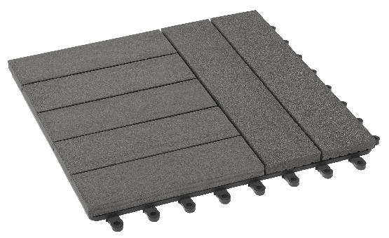 Модульный паркет ДПК GRINDERDECO Комфорт 4 Серый базальт купить в Пыть-Яхе