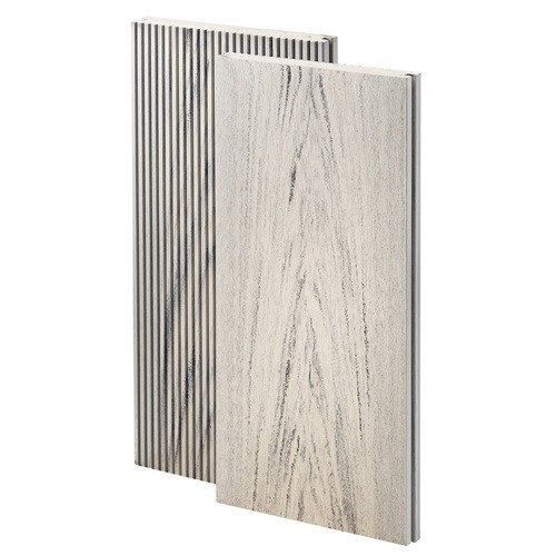 Террасная доска из ДПК Bruggan Multicolor Полнотелая 140мм Белый дым купить в Пыть-Яхе