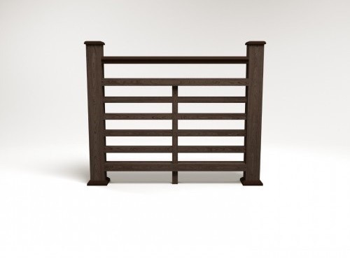 Ограждение из ДПК FG4 венге купить в Пыть-Яхе