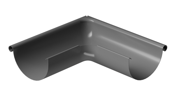 Угол внешний 90° D125 Döcke STAL PREMIUM Графит, (RAL 7024) купить в Пыть-Яхе