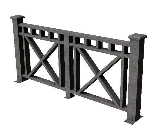 Ограждения декоративное ДПК GRINDERDECO Виктория серый базальт купить в Пыть-Яхе