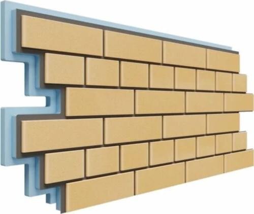 Термопанели Доломит Кирпич 40 мм Жёлтый купить в Пыть-Яхе