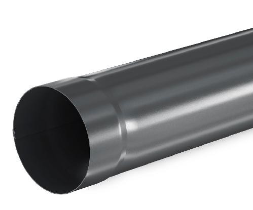 Водосток Aquasistem, система 125x90 - Труба водосточная 1.00м RAL 7024 Тёмно-серый купить в Пыть-Яхе