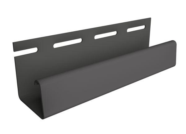 Фасадный J-профиль 30 мм Графитовый купить в Пыть-Яхе