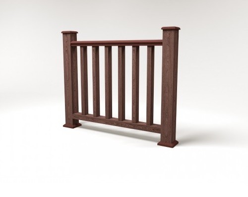 Ограждение из ДПК FG5 шоколад купить в Пыть-Яхе