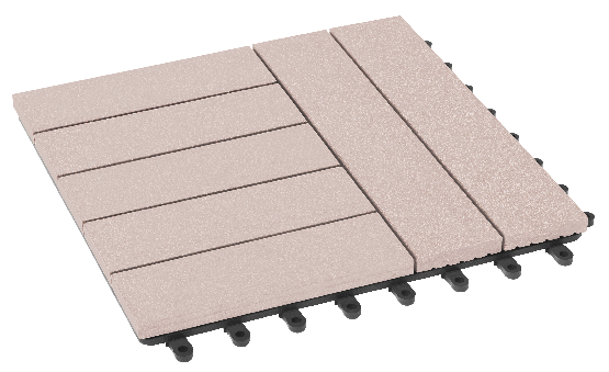 Модульный паркет ДПК GRINDERDECO Комфорт 4 Выбеленный дуб купить в Пыть-Яхе