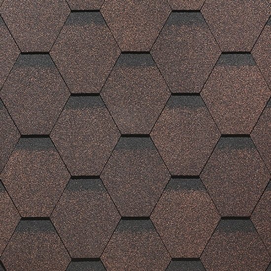 Гибкая черепица Docke, коллекция Сота – Коричневый купить в Пыть-Яхе