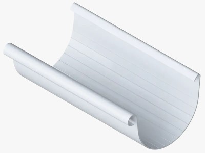 Водосток Альта-Профиль ПВХ – Желоб водосточный 4м (белый)