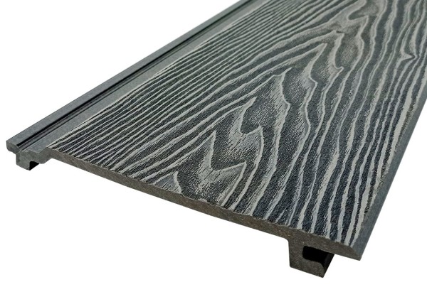 Сайдинг Darvolex 185x19x3000мм, 3D тиснение Серый купить в Пыть-Яхе