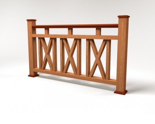 Ограждение из ДПК FG3 терракот купить в Пыть-Яхе