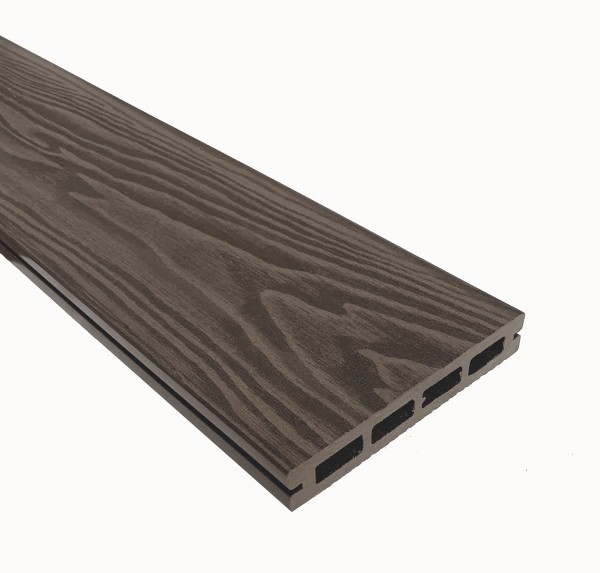 Террасная доска из ДПК Terrapol Смарт 3D Пустотелая с пазом Тик Киото купить в Пыть-Яхе