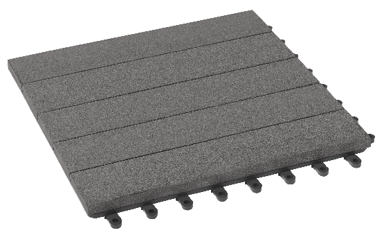 Модульный паркет ДПК GRINDERDECO Комфорт 3 Серый базальт купить в Пыть-Яхе