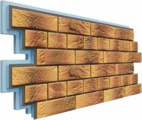 Термосайдинг Доломит Венецианский Кирпич 40 мм Нарва купить в Пыть-Яхе