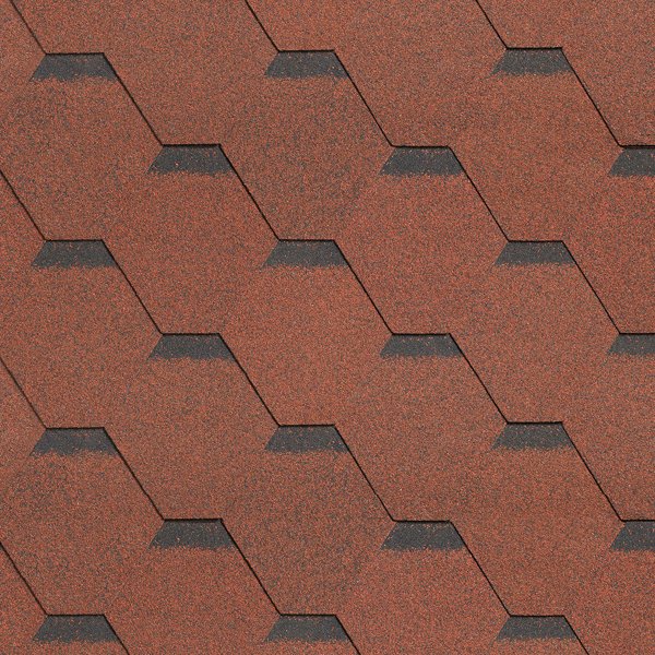 Гибкая черепица Shinglas, серия Ультра, коллекция Самба – Рубин купить в Пыть-Яхе