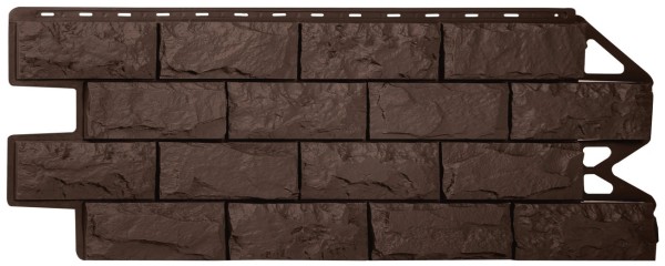 Фасадная панель Альта-Профиль Фагот ЭКО Коричневый купить в Пыть-Яхе