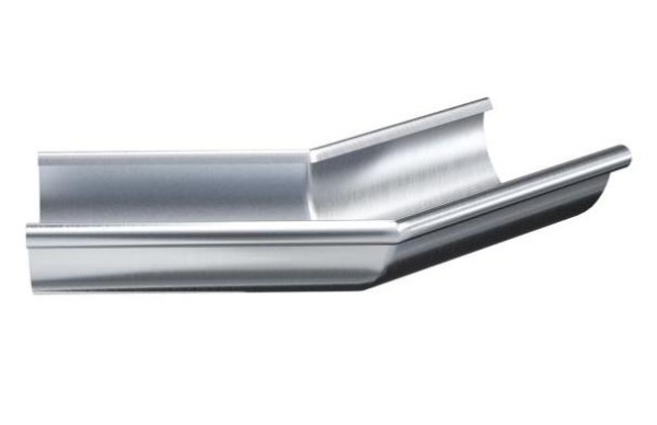 Водосток Aquasistem, Система 125x90 - Угол желоба наружный оцинковка 135° купить в Пыть-Яхе