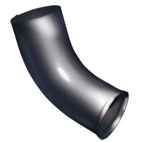 Водосток Grand Line 125x90 – Колено сливное RAL 7024 купить в Пыть-Яхе