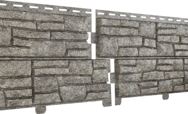 Фасадная панель Ю-пласт Стоун хаус сланец Бежевый купить в Пыть-Яхе