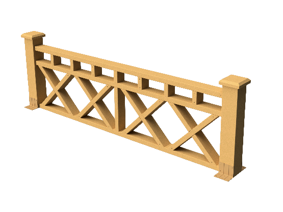Ограждения декоративное ДПК GRINDERDECO  Бэйли песчаник купить в Пыть-Яхе