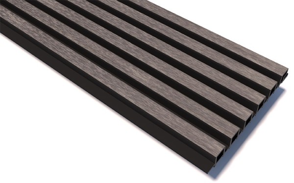 Реечные панели WOODVEX Lines Ultra Smoke gray купить в Пыть-Яхе