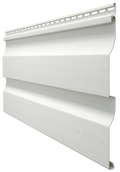 Виниловый сайдинг docke (дёке) - профиль D4,5D, пломбир купить в Пыть-Яхе