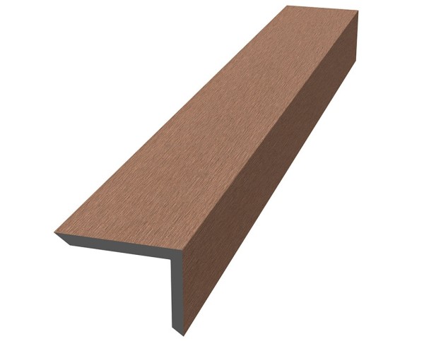 Уголок ДПК для террасной доски NauticPrime, 60x40x2900мм Кедр купить в Пыть-Яхе