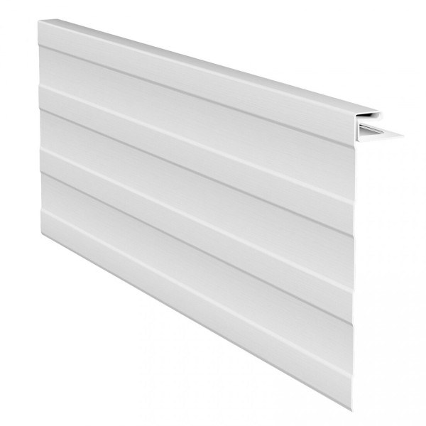 J-фаска ( ветровая, карнизная планка ) для сайдинга, белый купить в Пыть-Яхе