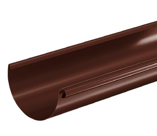 Водосток Aquasistem, система 125x90 - Водосточный желоб 3.00м RAL 8017 Коричневый купить в Пыть-Яхе