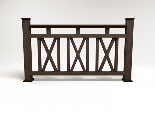 Ограждение из ДПК FG3 венге купить в Пыть-Яхе