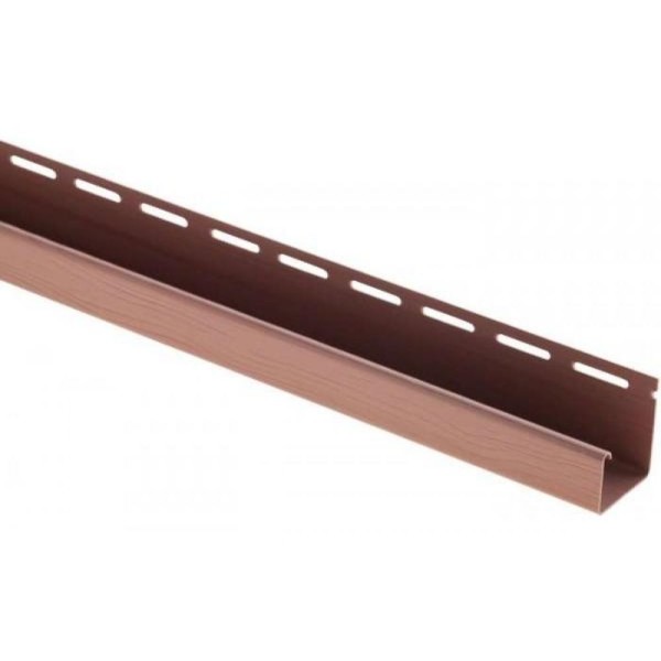 J-профиль Люкс Крашенный, T-15, ВН, Красно-коричневый купить в Пыть-Яхе