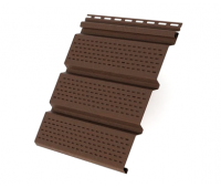 Софит со сплошной перфорацией, коричневый купить в Пыть-Яхе