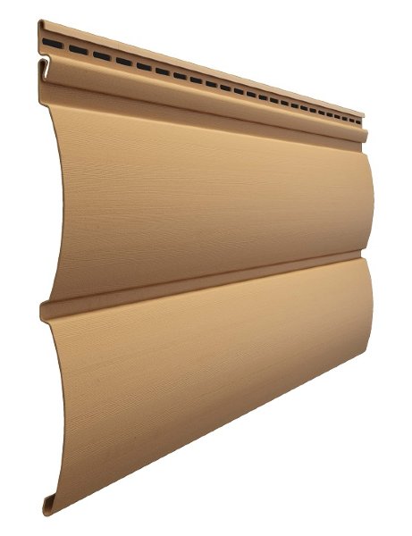 Виниловый сайдинг docke (дёке) - blockhaus D4,7T (под бревно), карамель купить в Пыть-Яхе