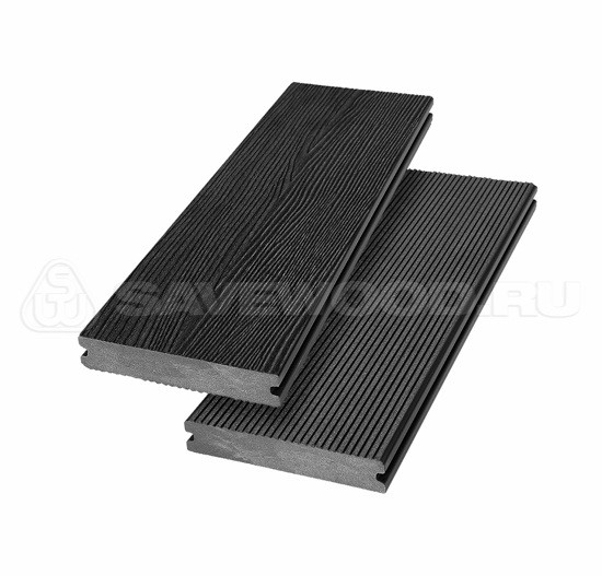 Террасная доска SW Abies (R) - радиальный распил Черный купить в Пыть-Яхе