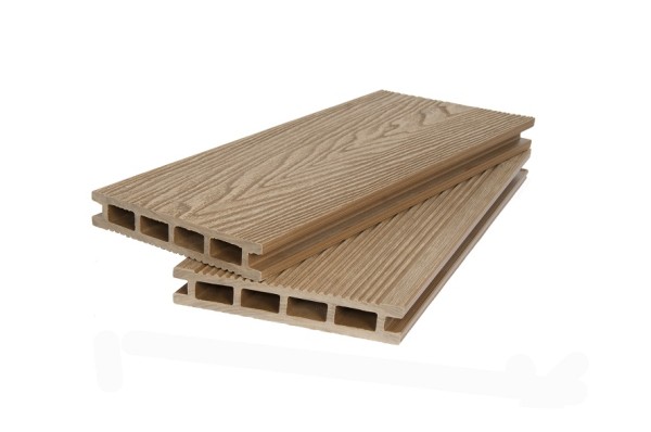 Террасная доска ДПК POLIVAN GROUP 3D+вельвет пустотелая двухсторонняя DENPASAR песочный купить в Пыть-Яхе
