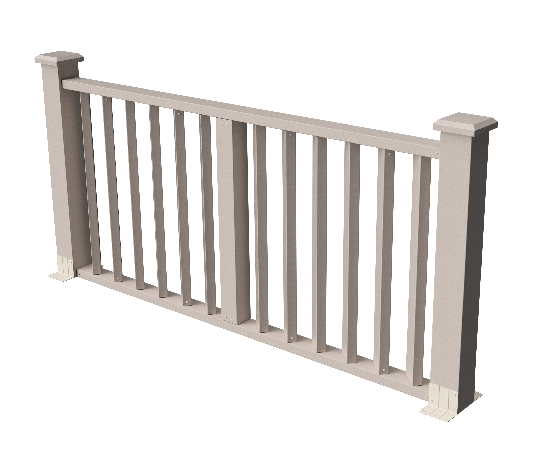 Ограждения декоративное ДПК GRINDERDECO Бруклин выбеленый дуб купить в Пыть-Яхе