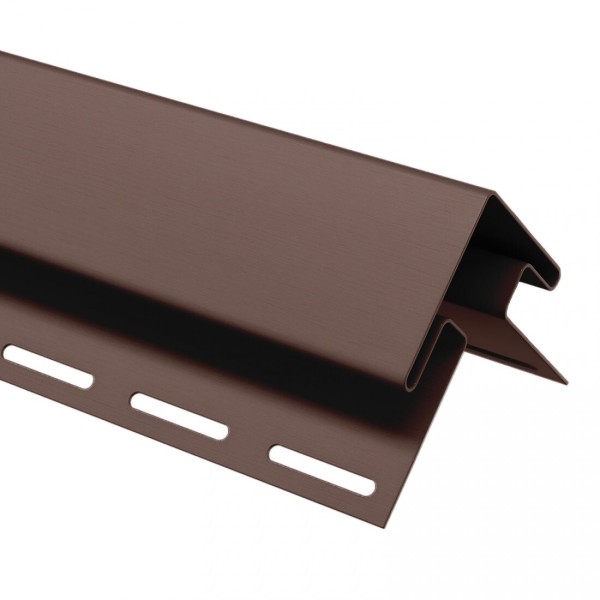 Угол внешний (наружный) для сайдинга, коричневый купить в Пыть-Яхе
